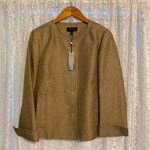 Gorgeous Talbots 2 Piece Gold Thread suit - NWT